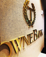 Brushed Brass Sign Letters & Numbers Gemini