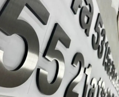 Aged Bronze Sign Letters & Numbers