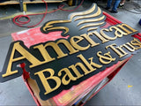 Brushed Brass Sign Letters & Numbers Gemini
