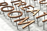 Brushed Copper Sign Letters & Numbers