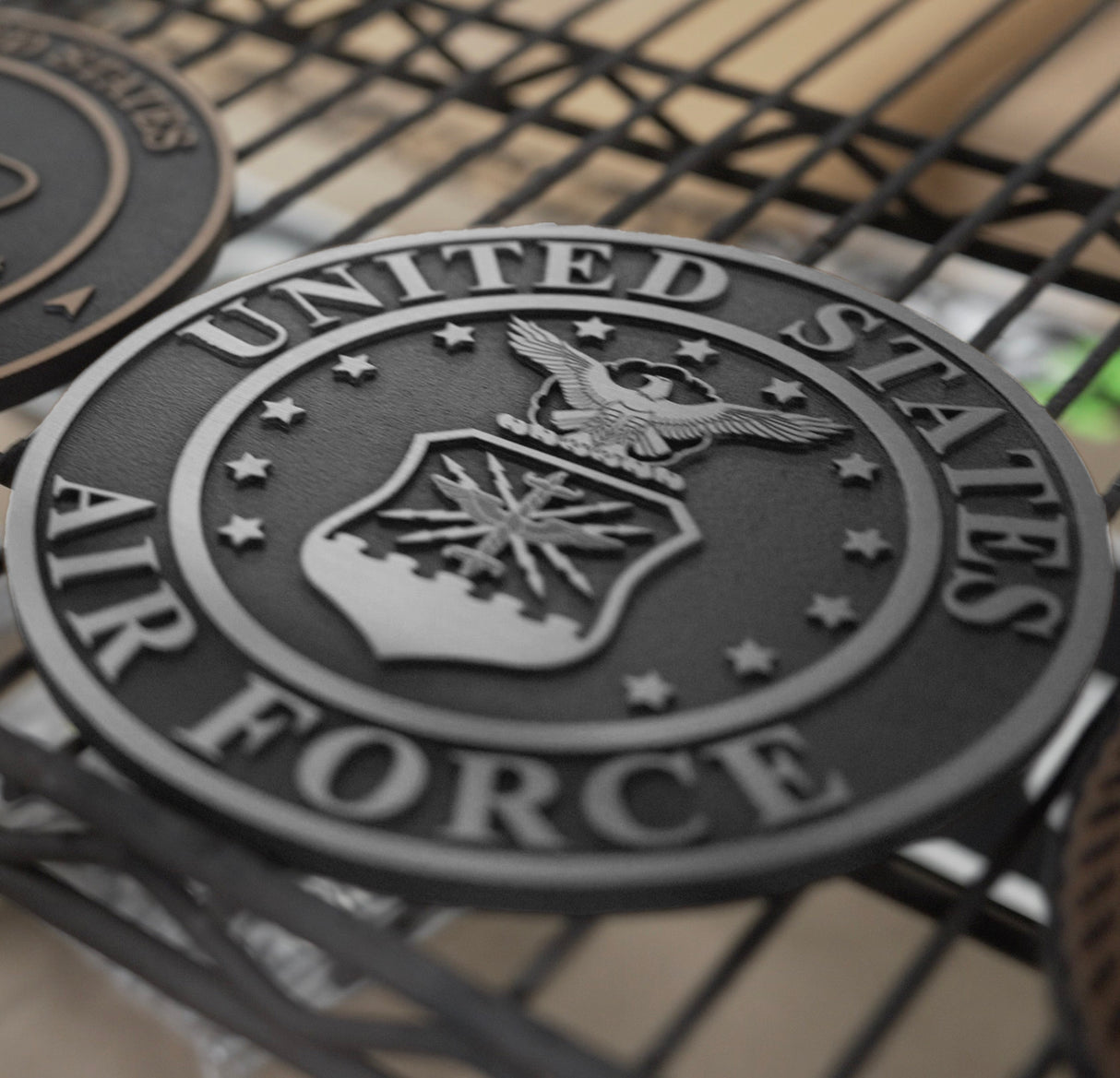 US Military & Government Aluminum Seal (Flat Relief)