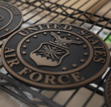 Solid cast division 10 BAA & BABA certified architectural bronze US Air Force seal
