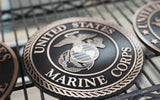 Solid cast division 10 BAA & BABA certified architectural bronze US Marine Corps seal