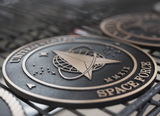 Solid cast division 10 BAA & BABA certified architectural bronze US Space Force seal
