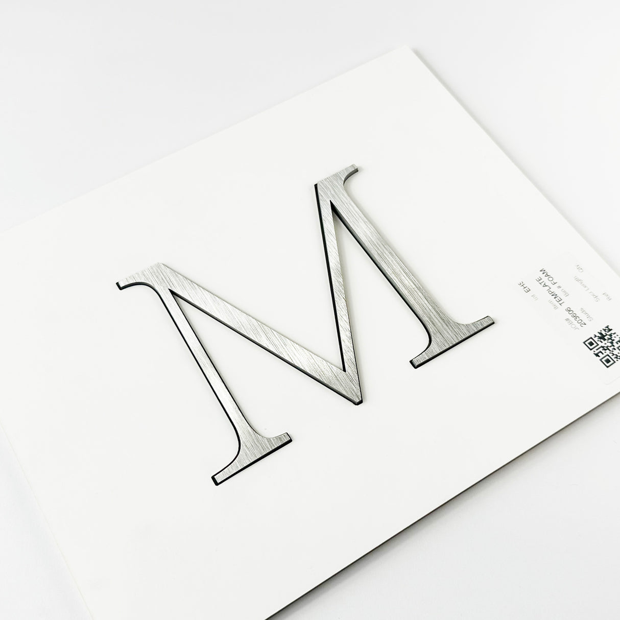 Brushed 316 Stainless Steel Sign Letters & Numbers