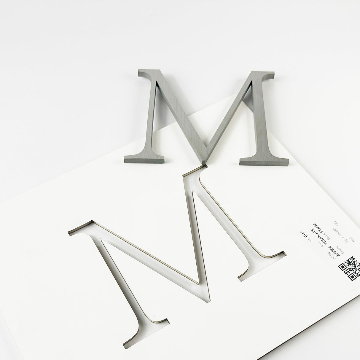Brushed 316 Stainless Steel Sign Letters & Numbers