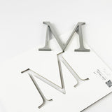 Brushed 316 Stainless Steel Sign Letters & Numbers