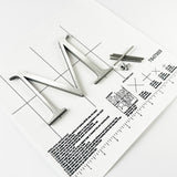 Brushed 316 Stainless Steel Sign Letters & Numbers