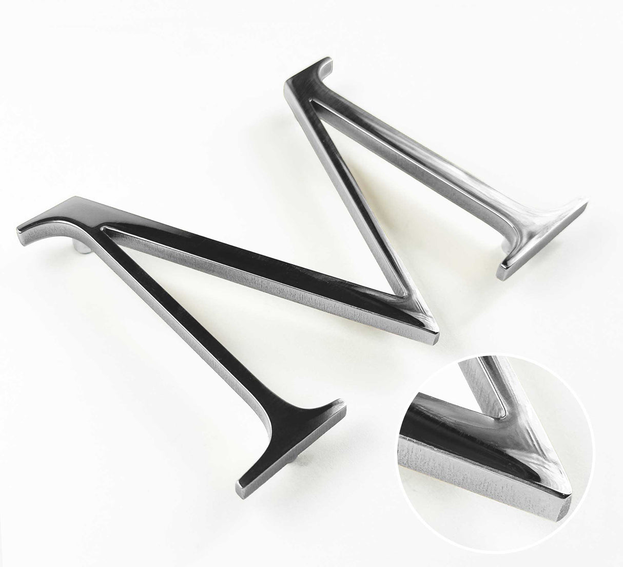 Polished solid 316 stainless steel division 10 architectural sign letter