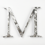 Random Arc Brushed Stainless Steel Sign Letters & Numbers