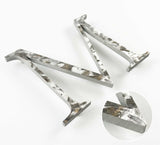 Random Arc Brushed Stainless Steel Sign Letters & Numbers